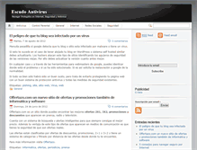 Tablet Screenshot of escudoantivirus.com